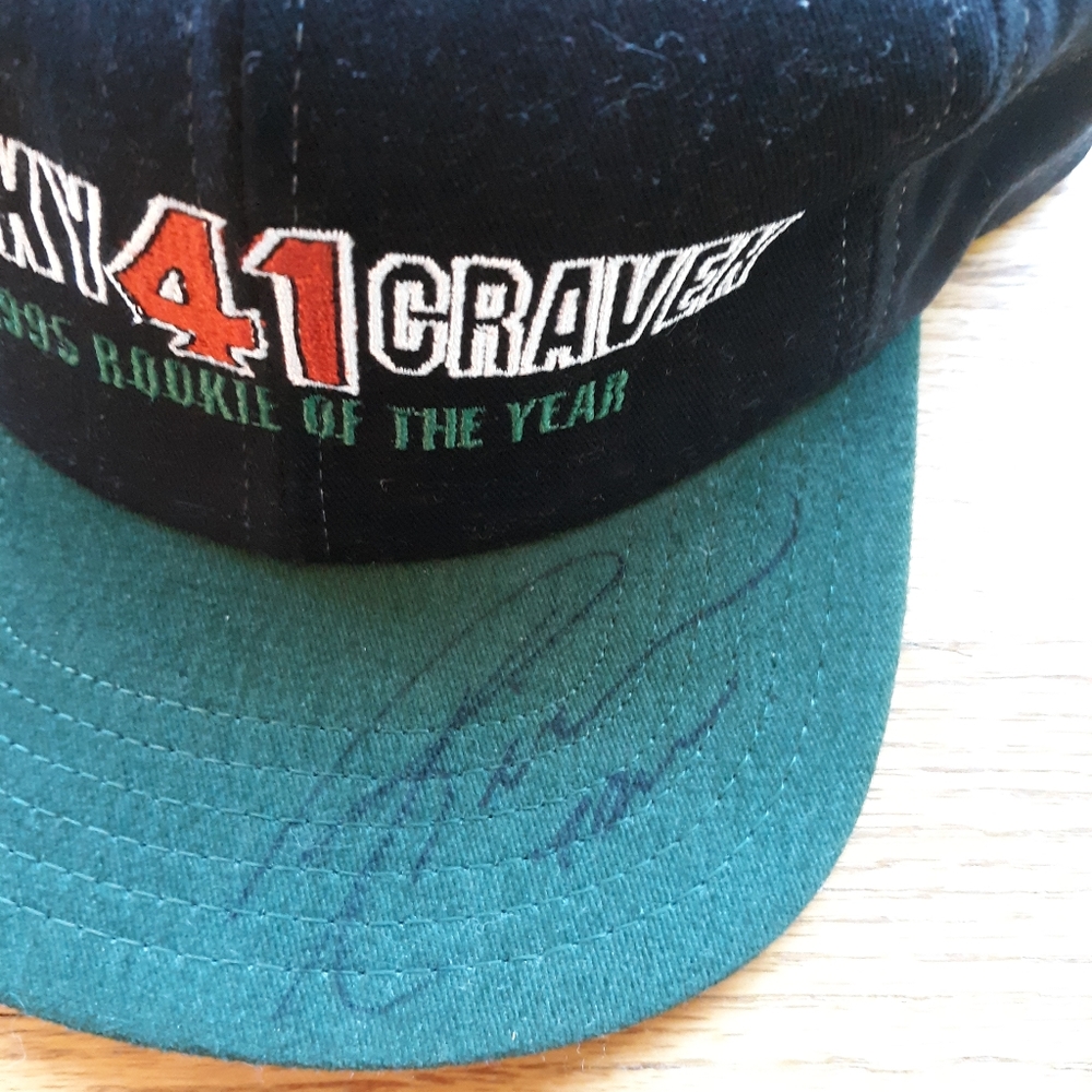 NEW Autographed Ricky Craven Rookie Hat - Picture 2 of 6